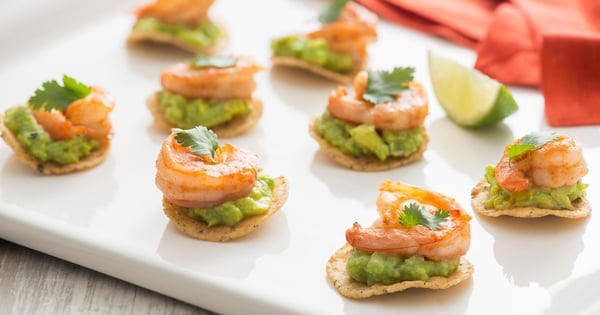 Shrimp Tostada Bites