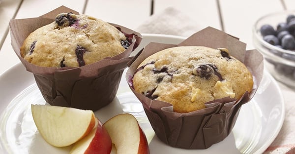Apple Blueberry Muffins