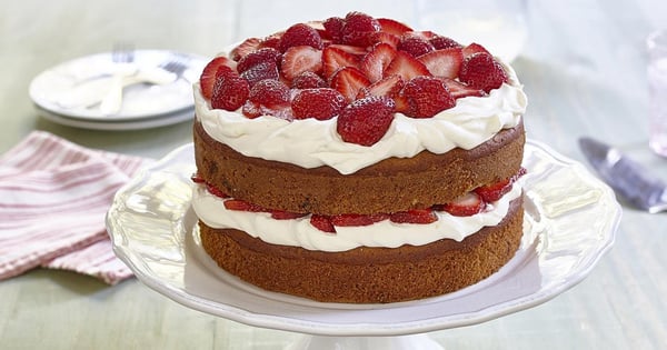 Gluten Free* Banana Split Layer Cake