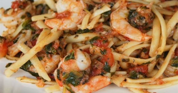 Fresh Tomato Shrimp Pasta