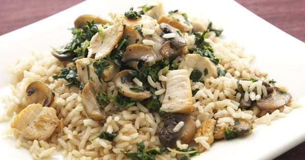 Mushroom & Spinach Stir-Fry
