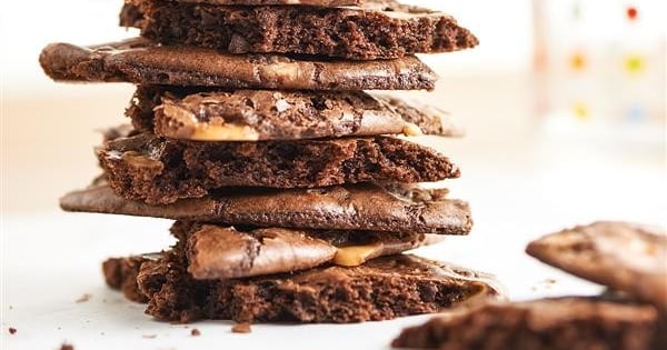 Toffee-Topped Brownie Brittle