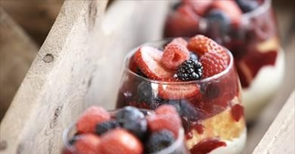 Angelic Berry Trifle