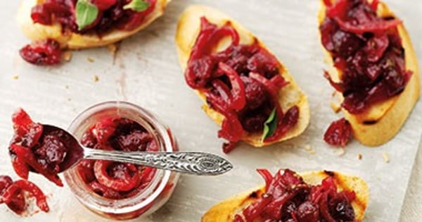 Cranberry Bruschetta