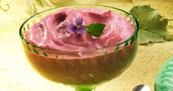 Light Cranberry Mousse