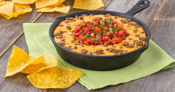Beef Queso Fundido Dip