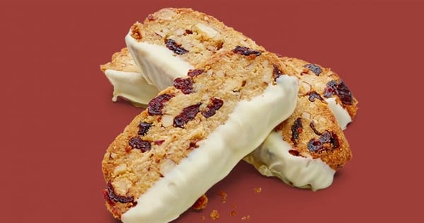 White Chocolate Almond Biscotti