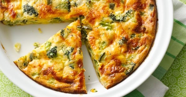 Impossibly Easy Vegetable Pie