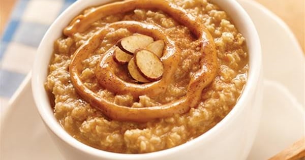Almond Swirled Oatmeal