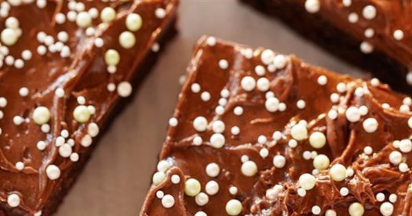 Chocolate Peanut Butter Frosted Brownies