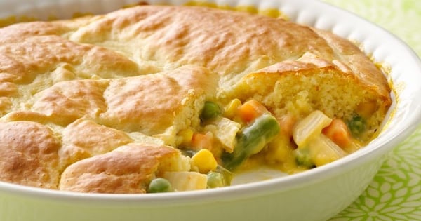 Impossibly Easy Chicken Pot Pie