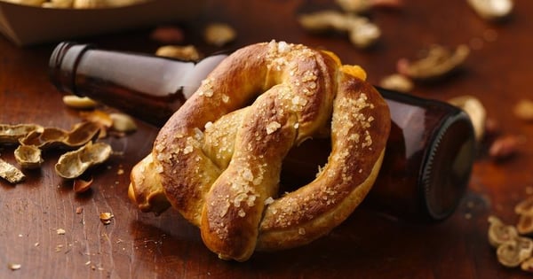 Beer Cheese-Stuffed Pretzels