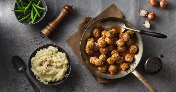 Spicy Sausage Meatballs with Maple Cider Glaze