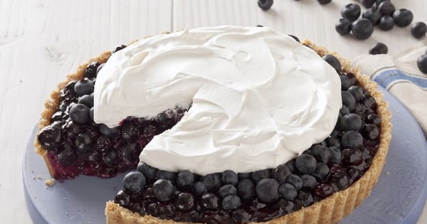 Blueberry Refrigerator Pie