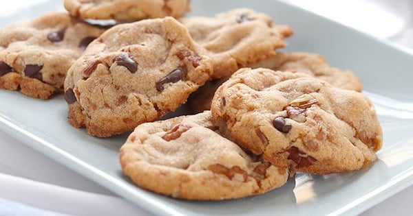 Butter Toffee Chocolate Chip Crunch Cookies