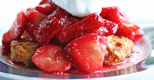 Strawberry Shortcake Recipe Print