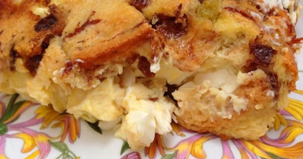 Apple Raisin French Toast Strata