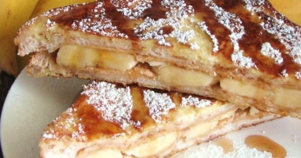 Peanut Butter and Banana French Toast
