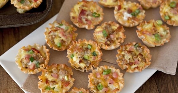Meat Lovers Mini Quiche