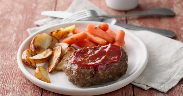 Grilled Meatloaf Dinner Foil Pack