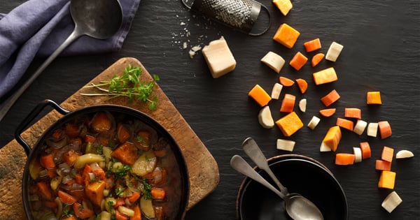Roasted Winter Vegetable Soup