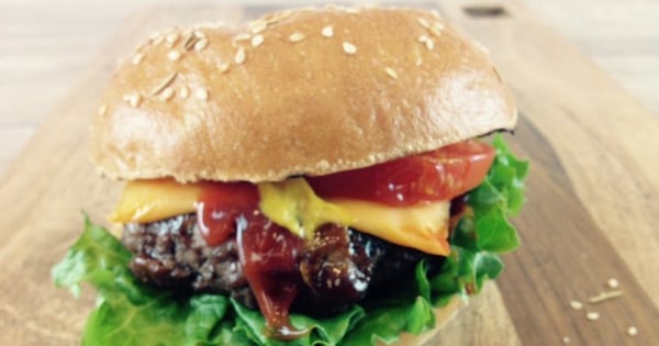 Cheeseburger with the Works