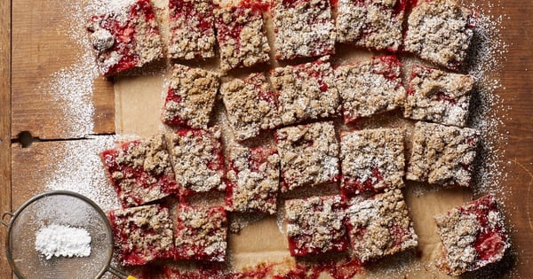 Strawberry Buckwheat Bars