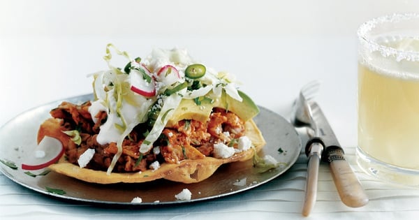 Chicken Tostadas