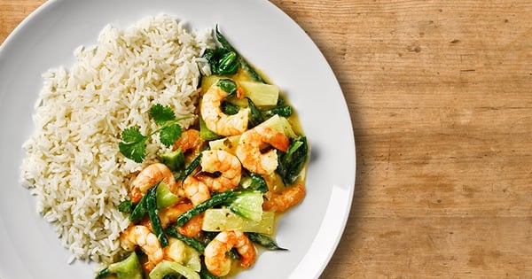 Thai Green Curry Shrimp
