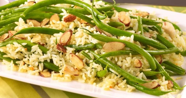 Almond Green Bean Rice