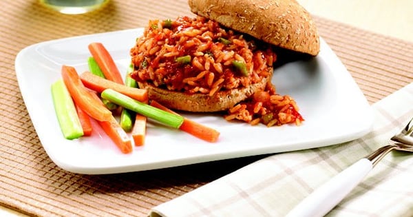 Chicken & Brown Rice Sloppy Joes