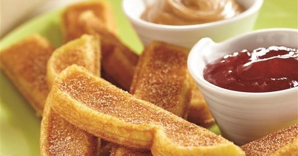 Cinnamon French Toast Sticks with PB&J