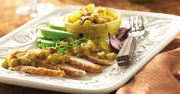 Curried Apple and Date Chutney