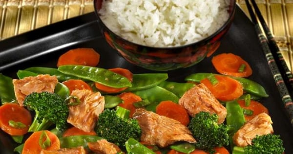 Salmon Stir Fry