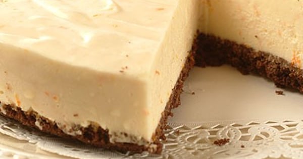 Orange White Chocolate Cheesecake