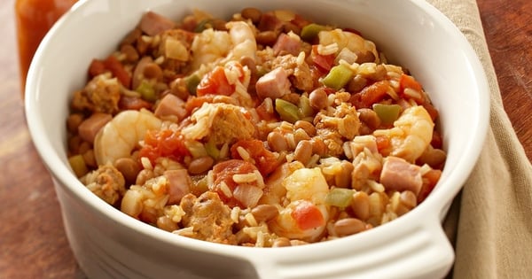Baked bean jambalaya