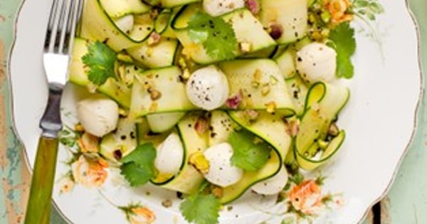 Zucchini, Bocconcini and Preserved Lemon Salad