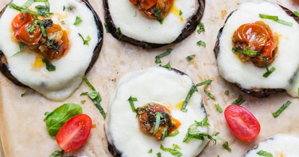 Grilled Eggplant Pizza