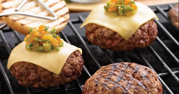 Lamb Burgers with Apricot Pistachio Chutney
