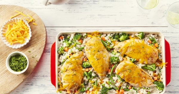 Creamy Chicken and Rice Bake