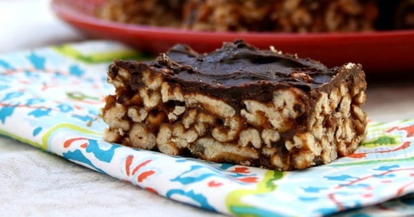 Almond butter cereal bars a tasty remake of the 1970s classic