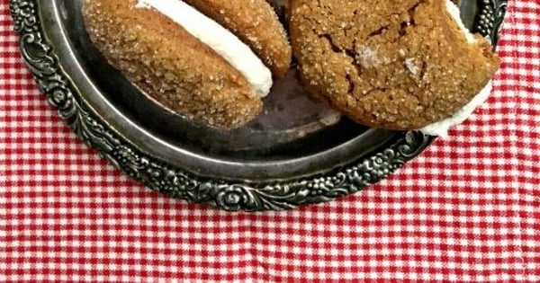 Gingerbread Whoopie Pies a Double-Decker Delight