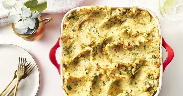 Bacon & Broccoli Mashed Potato Bake