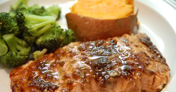 Balsamic Dijon Salmon Fillets