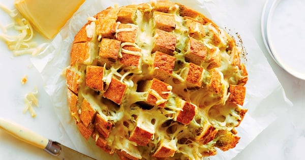 Oka cheese-stuffed loaf