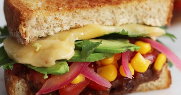 9-Layer Dip Grilled Cheese