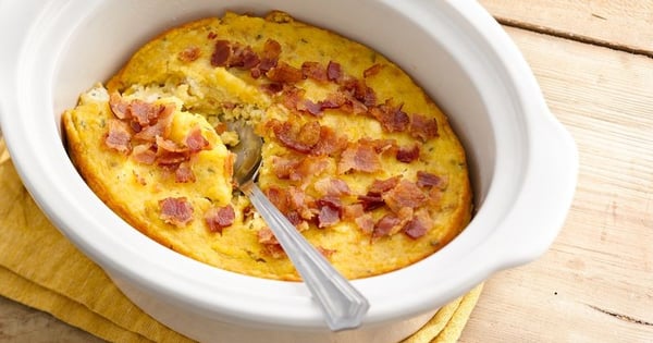 Slow-Cooker Bacon-Corn Pudding