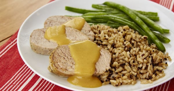 Slow-Cooker Honey Dijon Pork Tenderloin