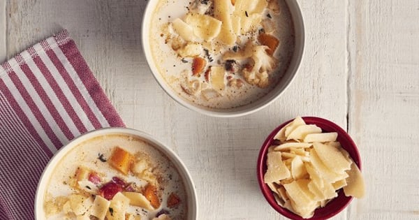 Creamy Butternut Squash & White Bean Soup