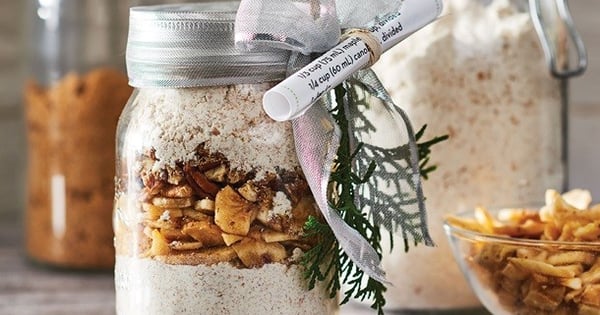 Vegan Banana Pecan Pancake Gift Jar